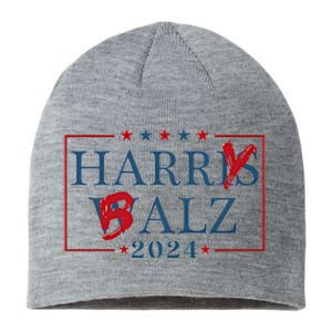 Funny Harris Walz 24 Harry Balz 2024 Meme Democratics Vote Sustainable Beanie