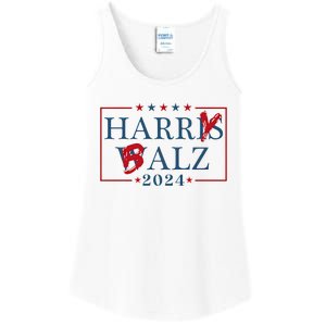 Funny Harris Walz 24 Harry Balz 2024 Meme Democratics Vote Ladies Essential Tank