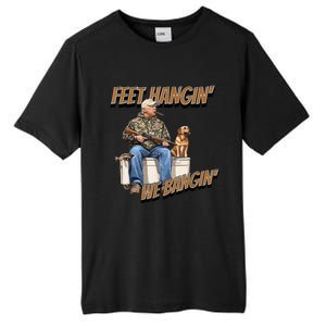 Feet Hangin We Bangin Trump Duck Hunting Tall Fusion ChromaSoft Performance T-Shirt