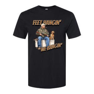 Feet Hangin We Bangin Trump Duck Hunting Softstyle CVC T-Shirt