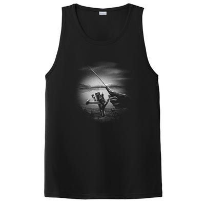 Fishing Hand With Reel Monochromatic PosiCharge Competitor Tank