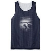 Fishing Hand With Reel Monochromatic Mesh Reversible Basketball Jersey Tank