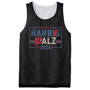 Funny Harris Walz 24 Harry Balz 2024 Mesh Reversible Basketball Jersey Tank