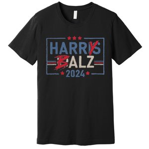 Funny Harris Walz 24 Harry Balz 2024 Premium T-Shirt