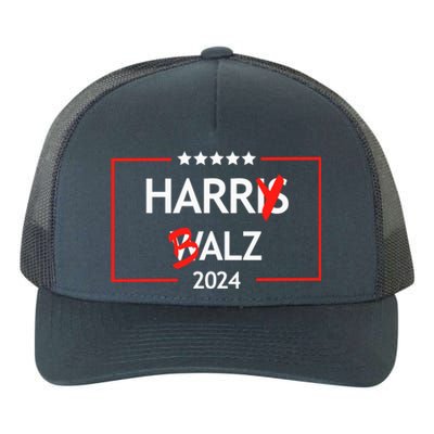 Funny Harris Walz 24 Harry Balz 2024 Meme Yupoong Adult 5-Panel Trucker Hat