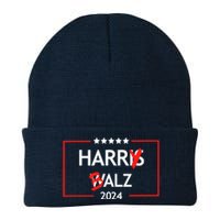 Funny Harris Walz 24 Harry Balz 2024 Meme Knit Cap Winter Beanie