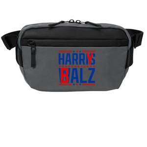 Funny Harris Walz 24 Harry Balz 2024 Meme Democratics Vote Crossbody Pack