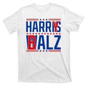 Funny Harris Walz 24 Harry Balz 2024 Meme Democratics Vote T-Shirt