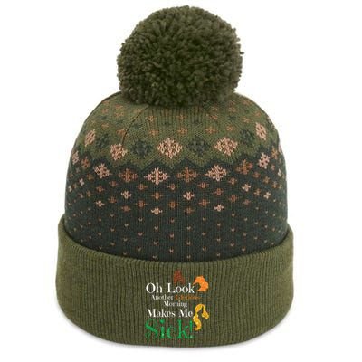 Funny Halloween Witches Oh Look. Another Glorious Morning. Makes Me Sick! The Baniff Cuffed Pom Beanie