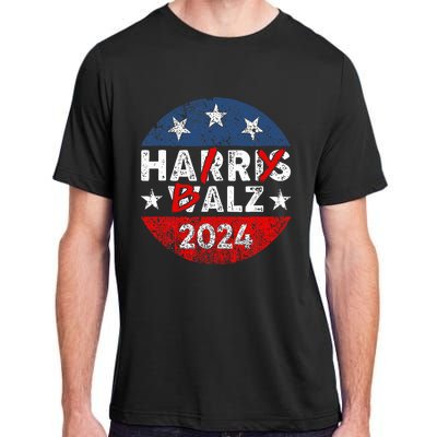 Funny Harris Walz 24 Hairy Balz 2024 Democratics Vote Adult ChromaSoft Performance T-Shirt