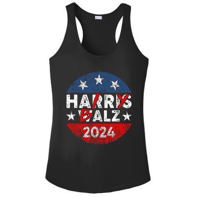 Funny Harris Walz 24 Hairy Balz 2024 Democratics Vote Ladies PosiCharge Competitor Racerback Tank