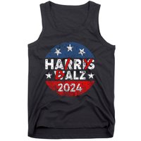 Funny Harris Walz 24 Hairy Balz 2024 Democratics Vote Tank Top