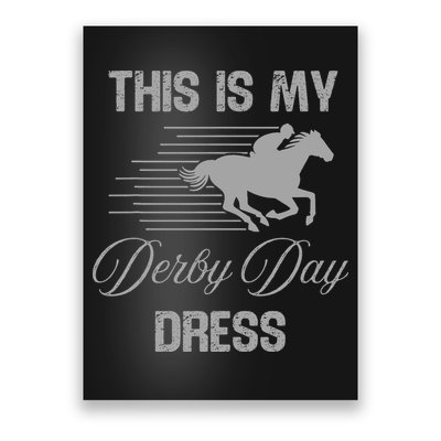 Fancy Hats Women This Is My Derby Day Dress Funny Poster
