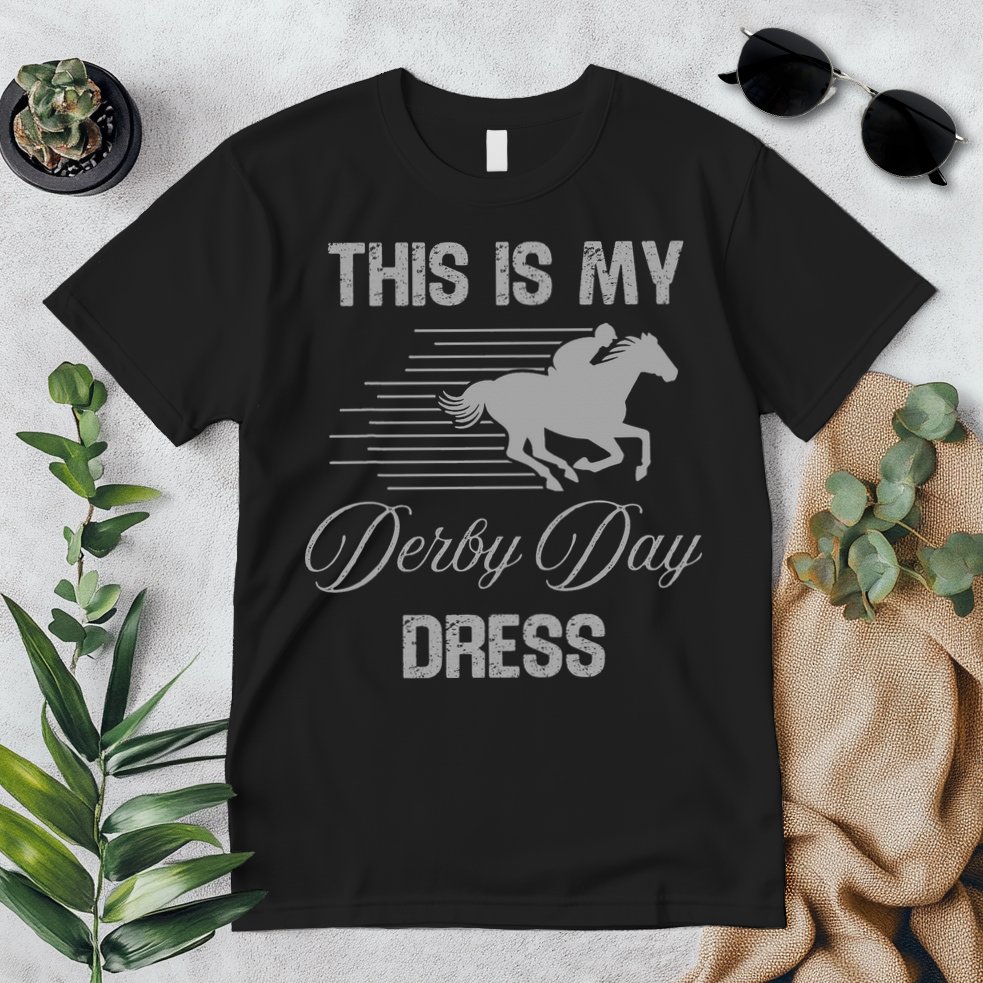 Fancy Hats Women This Is My Derby Day Dress Funny Premium T-Shirt