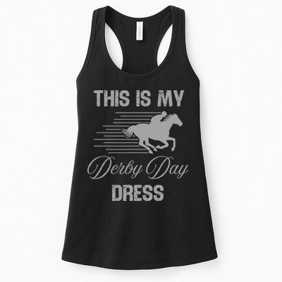 Fancy Hats Women This Is My Derby Day Dress Funny Womens Tank Top