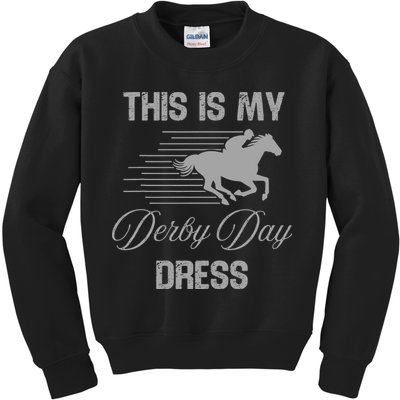Fancy Hats Women This Is My Derby Day Dress Funny Kids Sweatshirt