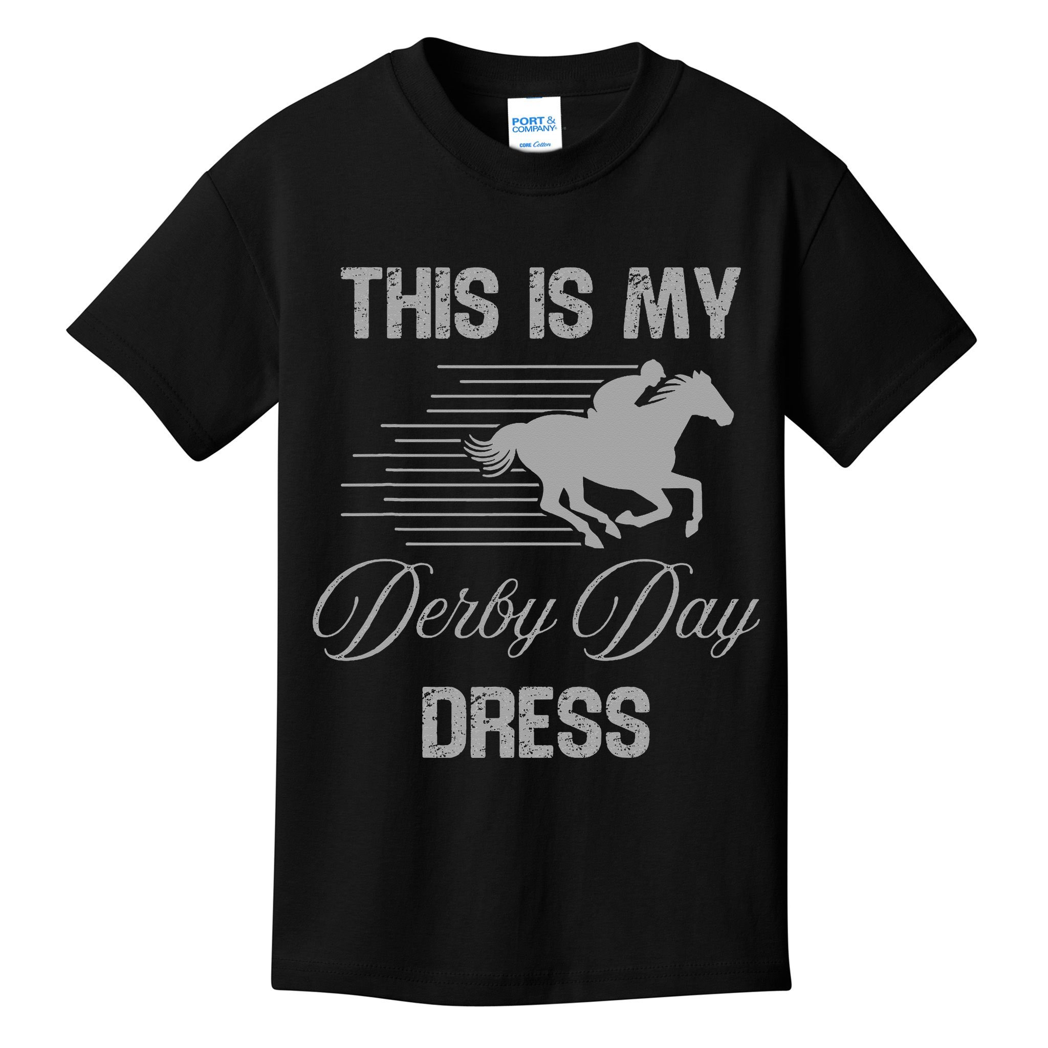 Fancy Hats Women This Is My Derby Day Dress Funny Kids T-Shirt