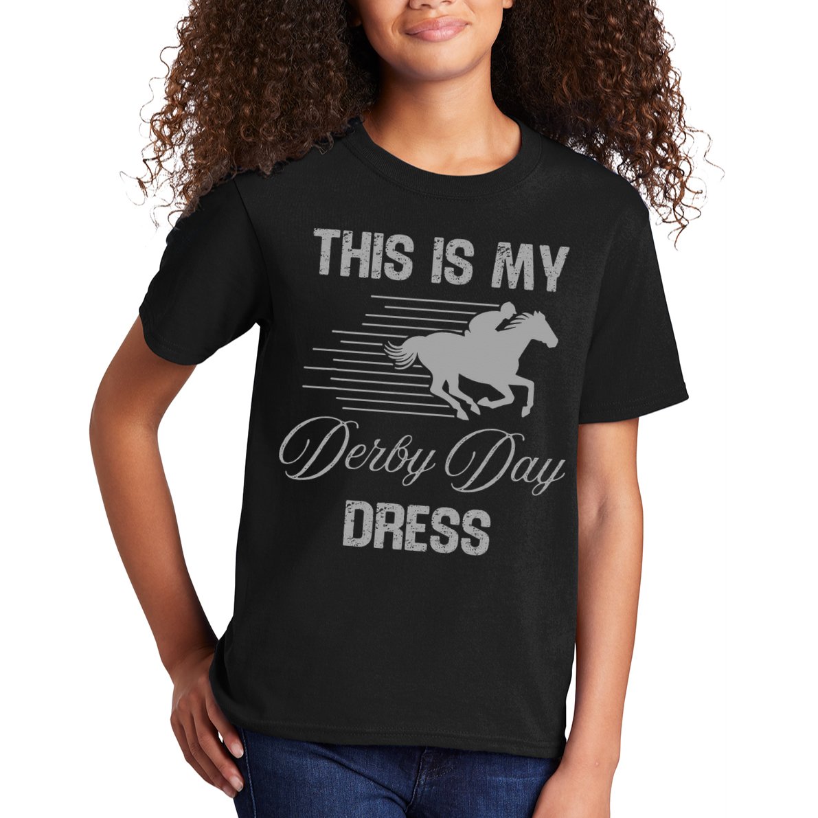 Fancy Hats Women This Is My Derby Day Dress Funny Kids T-Shirt