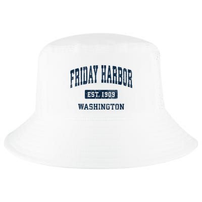 Friday Harbor Washington Wa Vintage Athletic Sports Cool Comfort Performance Bucket Hat