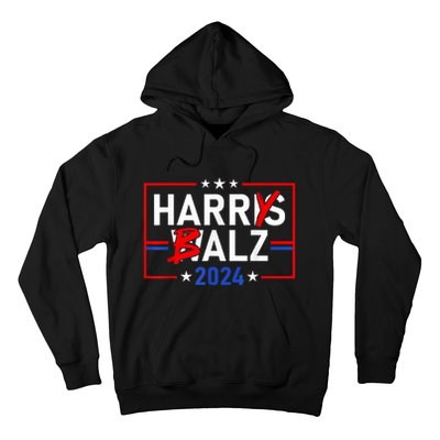 Funny Harris Walz 24 Harry Balz 2024 Meme Democratics Vote Hoodie