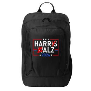 Funny Harris Walz 24 Harry Balz 2024 Meme Democratics Vote City Backpack