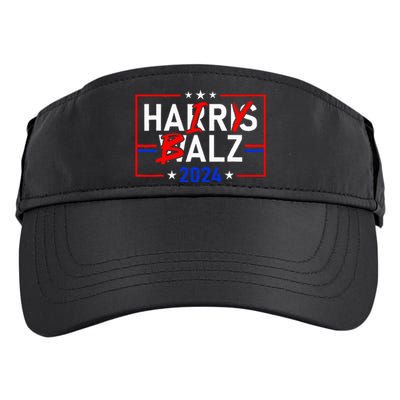 Funny Harris Walz 24 Hairy Balz 2024 Meme Democratics Vote Adult Drive Performance Visor