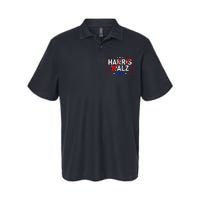 Funny Harris Walz 24 Hairy Balz 2024 Meme Democratics Vote Softstyle Adult Sport Polo