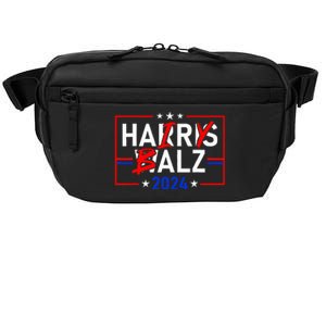 Funny Harris Walz 24 Hairy Balz 2024 Meme Democratics Vote Crossbody Pack