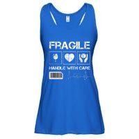 Fragile Handle With Care Graphic Tees And Cool Designs Fun Funny Gift Ladies Essential Flowy Tank