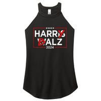 Funny Harris Walz 24 Harry Balz 2024 Meme Democratics Vote Women's Perfect Tri Rocker Tank