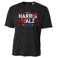 Funny Harris Walz 24 Harry Balz 2024 Meme Democratics Vote Cooling Performance Crew T-Shirt