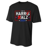 Funny Harris Walz 24 Harry Balz 2024 Meme Democratics Vote Performance Sprint T-Shirt