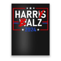 Funny Harris Walz 24 Harry Balz 2024 Meme Democratics Vote Poster