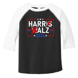 Funny Harris Walz 24 Harry Balz 2024 Meme Democratics Vote Toddler Fine Jersey T-Shirt