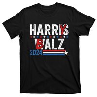 Funny Harris Walz 24 Harry Balz 2024 Meme Democratics Vote T-Shirt