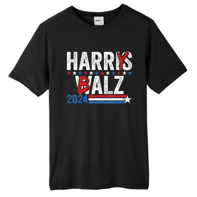 Funny Harris Walz 24 Harry Balz 2024 Meme Democratics Vote Tall Fusion ChromaSoft Performance T-Shirt