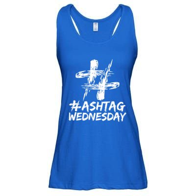 Funny Holy Week Ash Tag Wednesday Christian Faith Cute Gift Ladies Essential Flowy Tank