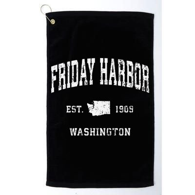 Friday Harbor Washington Wa Vintage Athletic Sports Golf Towel