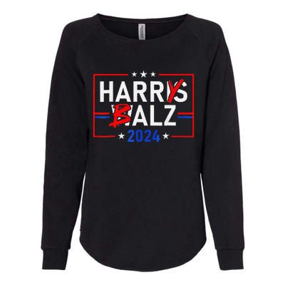 Funny Harris Walz 24 Harry Balz 2024 Meme Democratics Vote Womens California Wash Sweatshirt