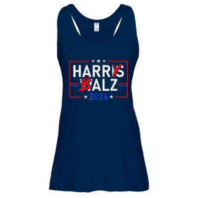 Funny Harris Walz 24 Harry Balz 2024 Meme Democratics Vote Ladies Essential Flowy Tank