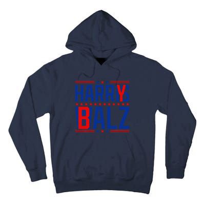 Funny Harris Walz 24 Harry Balz 2024 Meme Democratics Vote Tall Hoodie