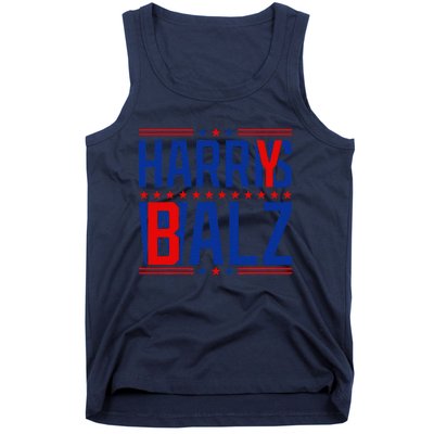 Funny Harris Walz 24 Harry Balz 2024 Meme Democratics Vote Tank Top