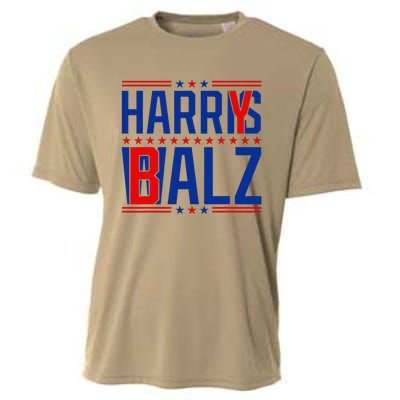 Funny Harris Walz 24 Harry Balz 2024 Meme Democratics Vote Cooling Performance Crew T-Shirt