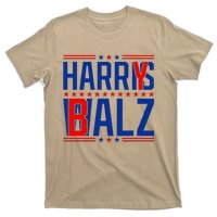 Funny Harris Walz 24 Harry Balz 2024 Meme Democratics Vote T-Shirt