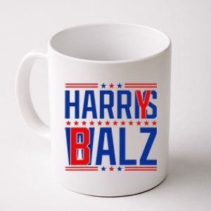 Funny Harris Walz 24 Harry Balz 2024 Meme Democratics Vote Coffee Mug