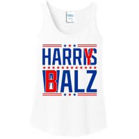 Funny Harris Walz 24 Harry Balz 2024 Meme Democratics Vote Ladies Essential Tank