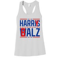 Funny Harris Walz 24 Harry Balz 2024 Meme Democratics Vote Women's Racerback Tank