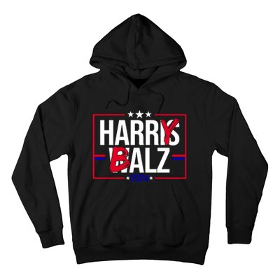 Funny Harris Walz 24 Harry Balz 2024 Political Meme Hoodie