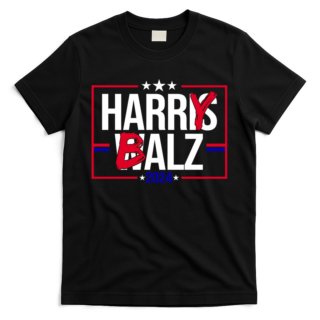 Funny Harris Walz 24 Harry Balz 2024 Political Meme T-Shirt