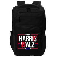 Funny Harris Walz 24 Harry Balz 2024 Political Meme Impact Tech Backpack